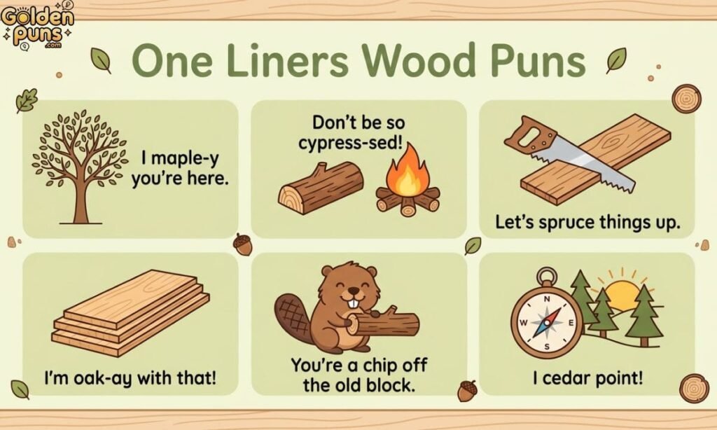 One Liners Wood Puns