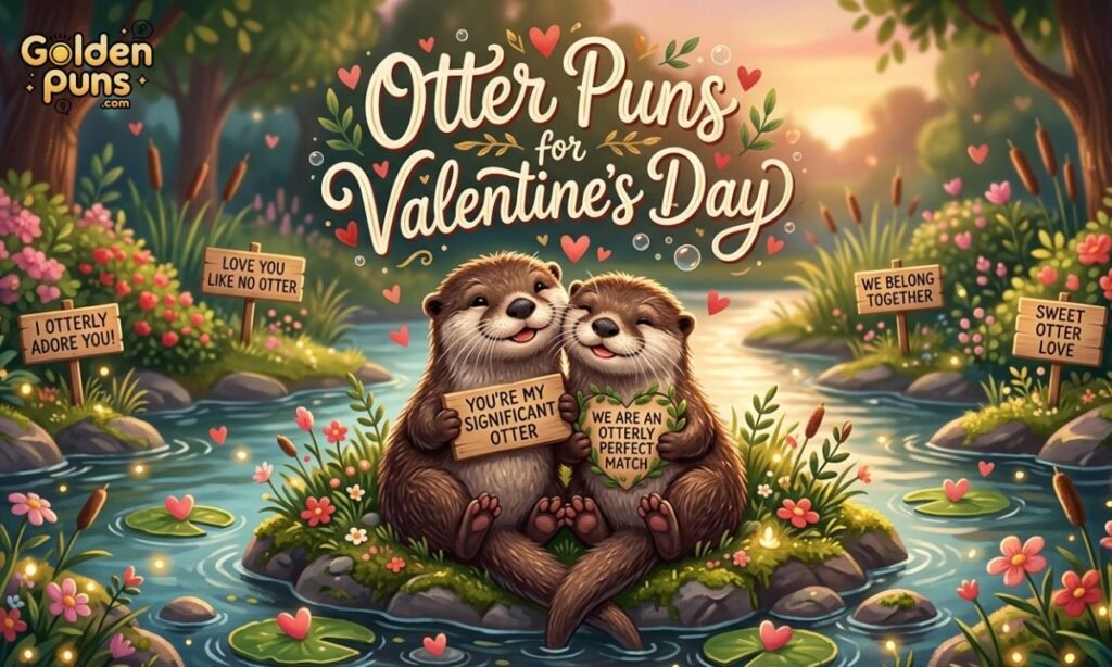 Otter Puns for Valentine's Day