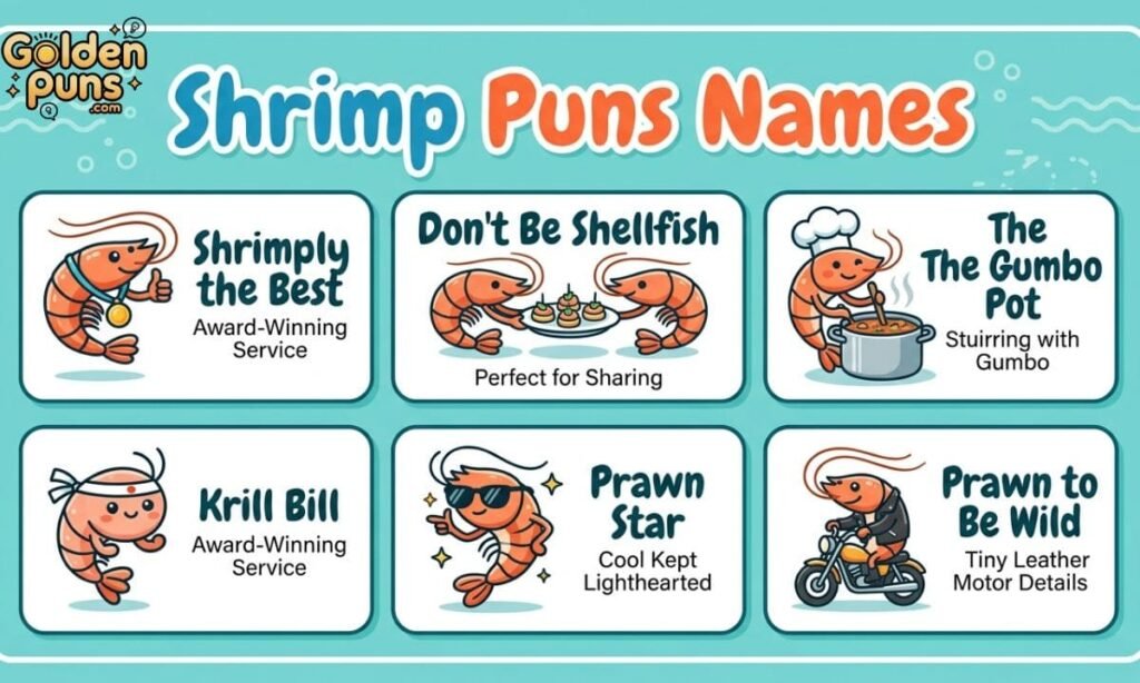 Shrimp Puns Names