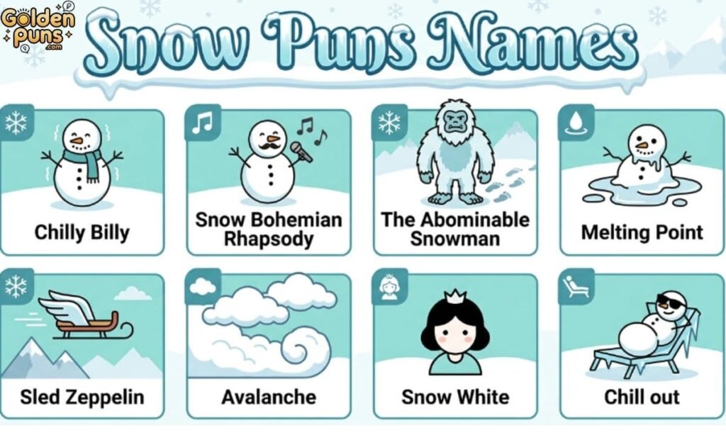 Snow Puns Names