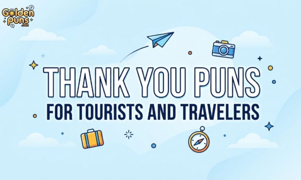 Thank You Puns For Tourists And Travelers