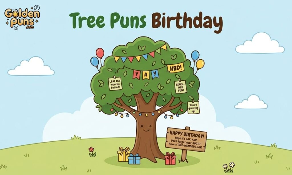 Tree Puns Birthday
