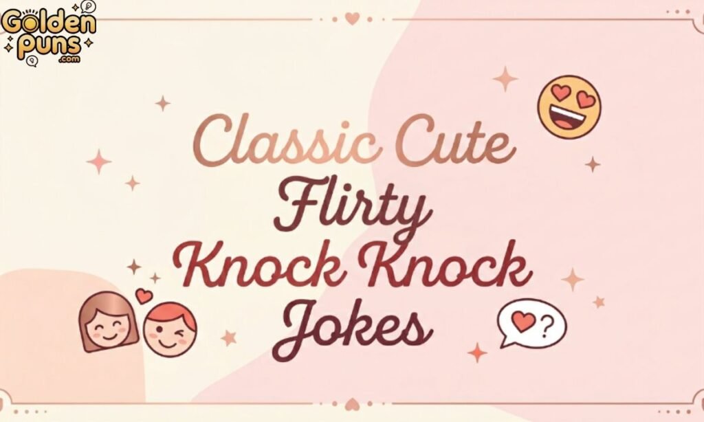 Classic Cute Flirty Knock Knock Jokes