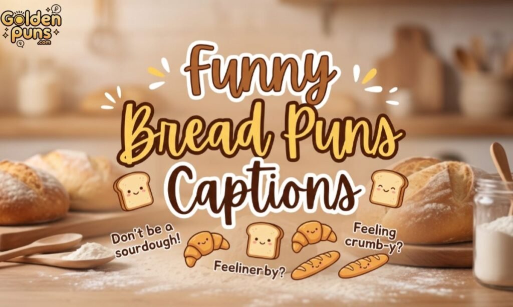 Funny Bread Puns Captions