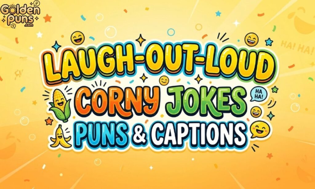Laugh-Out-Loud Corny Jokes Puns & Captions