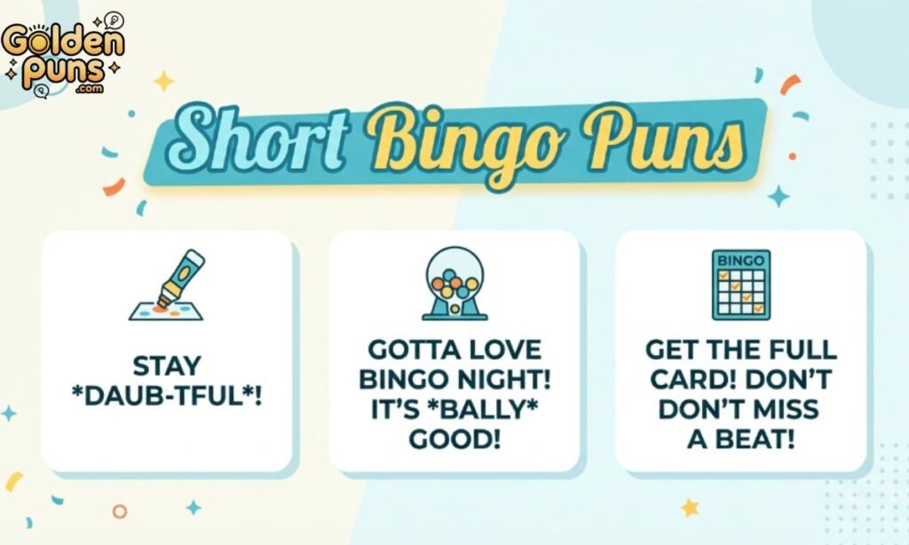 Short Bingo Puns