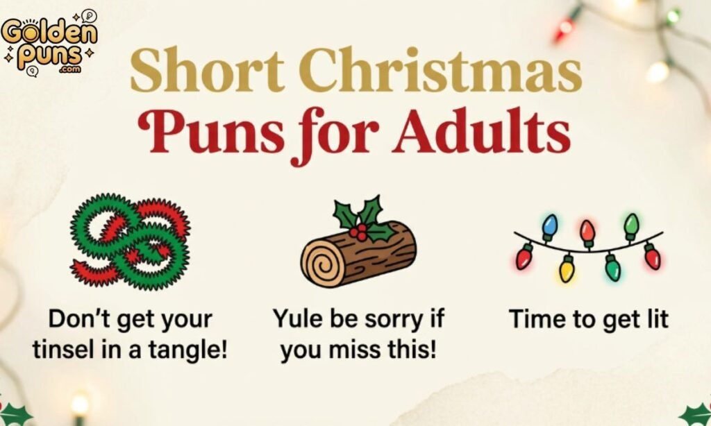 Short Christmas Puns for Adults