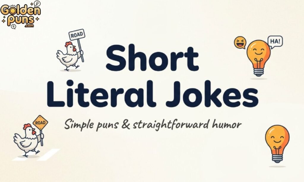 Short Literal Jokes