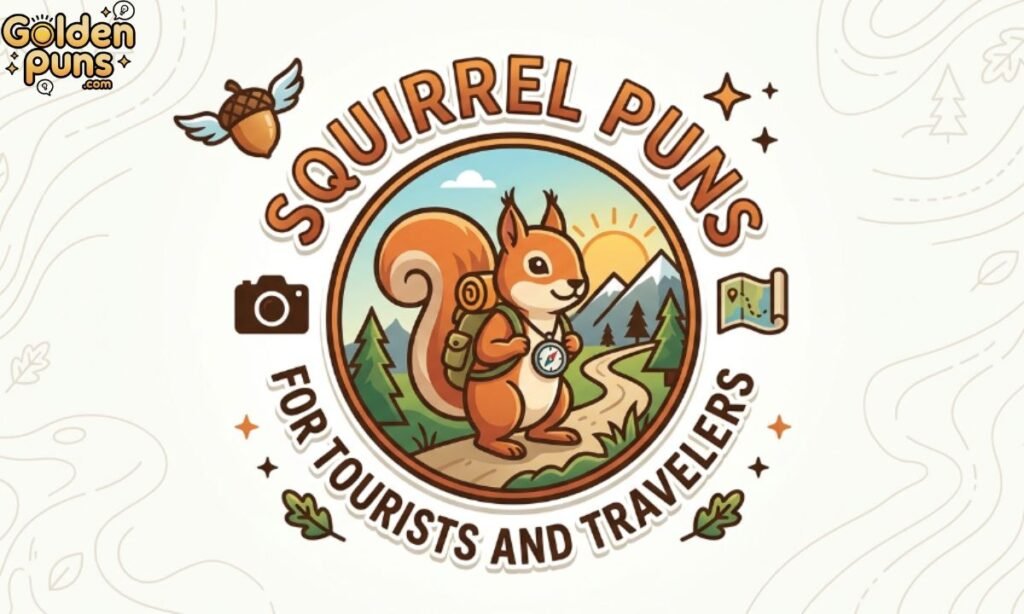 Squirrel Puns for Tourists and Travelers