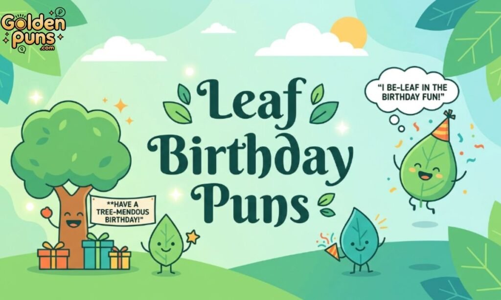 Leaf Birthday Puns